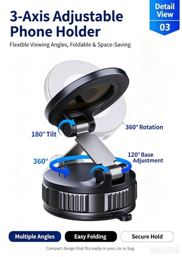 Foldable Desktop Phone Stand 3